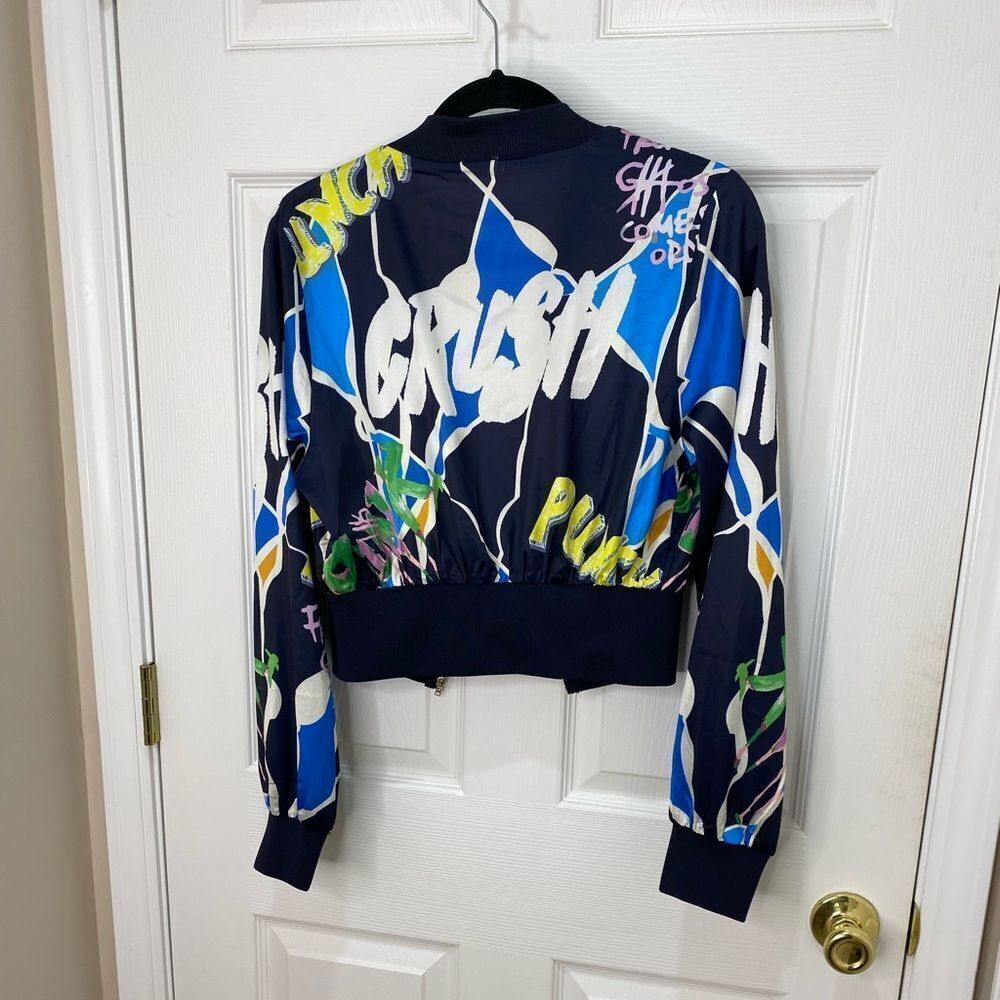Her.. Bottari zip front long sleeve crop jacket, size small - Picture 12 of 13